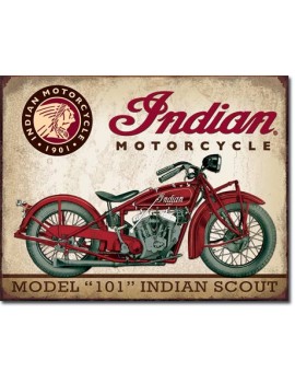 Indian scout Tin Sign
