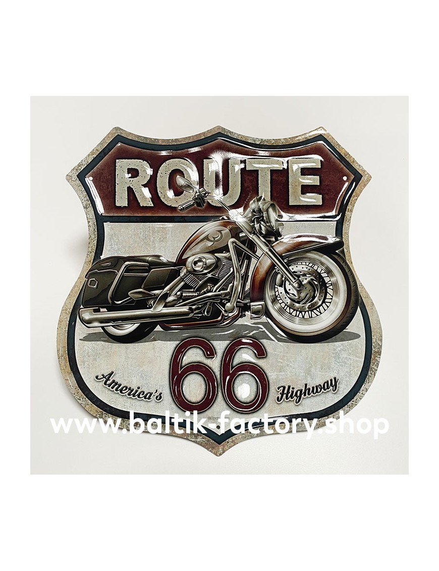 plaque vintage route 66