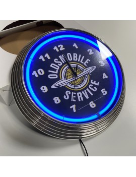 Horloge néon oldsmobile